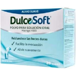 DULCOSOFT POLVO SOLUCION ORAL 20 SOBRES