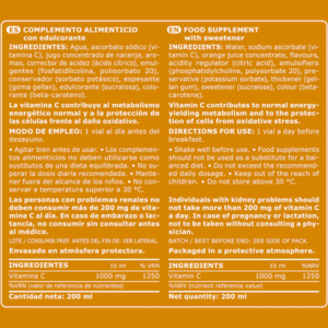 VIT-C 1000 LIPOSOMADA 20 VIALES MARNYS 1