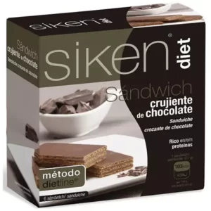 SIKEN DIET SANDWICH CRUJIENTE DE CHOCOLATE 6 U