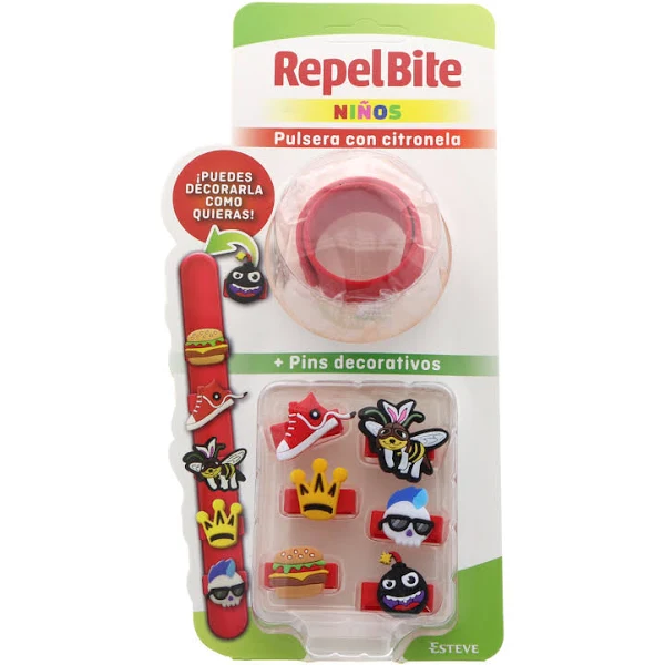REPEL BITE NIÑOS PULSERA CON CITRONELA