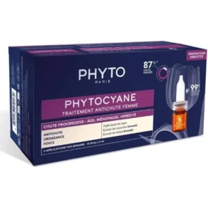PHYTO PHYTOCYANE CAIDA PROGRESIVA MUJER 12 AMPOLLAS