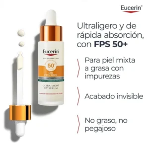 EUCERIN SUN OIL CONTROL DRY TOUCH UV SERUM SPF 50+ 30 ML