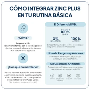 IVB ZINC PLUS 60 CAPSULAS